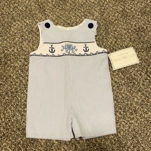 NWT smocked by stelly belly octopus shortall